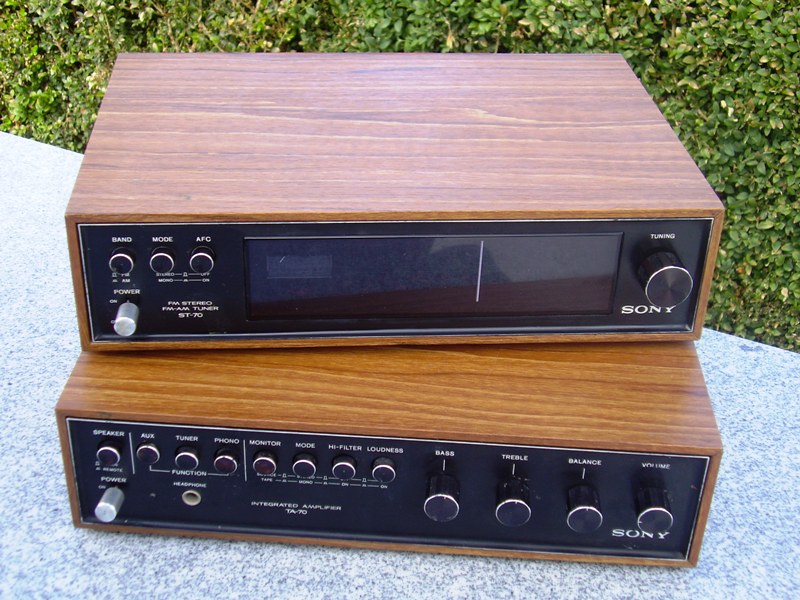 Sony TA-70 amp and ST-70 AM/FM tuner – Vintage Audio World.com